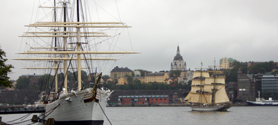 ストックホルムの港