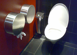 10クローネのトイレ